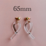 importアクリルクリアピアス クリア　1ペア
