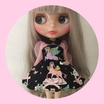 シースルーユニコーンワンピース♡Black