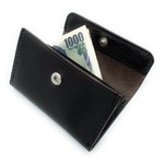 【在庫限定特価】イタリアンレザーのミニウォレット（ダークブラウン）