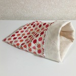ハリネズミ用寝袋♡行列ピンク