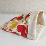 ハリネズミ用寝袋♡りんご白