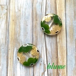 再販6【ビーズ】 AW flower paint beads Ⅱ"Anemone"#GDgr