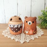 T様オーダー品＊テディベアマトリョーシカ針山＊羊毛ピンクッション