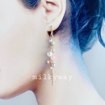milky way〜銀河をまとうピアス/イヤリング