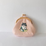 刺繍 がま口 コロコロしたいブリ氏