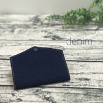 在庫限り マスクケースdenim　マスク仮置きケース　マスク一時置きケース