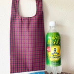 エコバック♫ 折りたたみ　コンビニサイズ　冷感ダブルガーゼ　夏マスク　ファミリア
