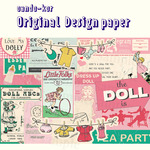 「vintage doll」デザインペーパー