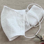 レースマスク(オフホワイト)(薄め)