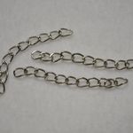 アクセサリーパーツ　アジャスターチェーン　シルバー　40mm　40本[4582434310208]