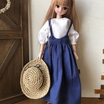 リカちゃん服＊ふんわりキャミワンピース