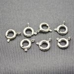 アクセサリーパーツ　引き輪　古代銀　8mm 40個[4582434310154]