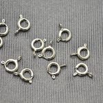  アクセサリーパーツ　引き輪　シルバー　6mm 40個[4582434310161]