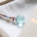 波動玉®「水色と桃色(スロートチャクラ)」2008