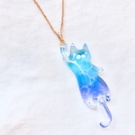 ウミネコネックレス✩.*˚ブルーパープル✩.*˚