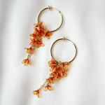 金木犀の花束　ピアス／イヤリング