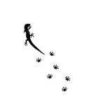 とかげ① 消しゴムはんこ