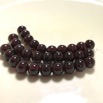 ガーネットAA++ラウンドビーズ10粒