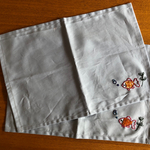 [Y様オーダー] 刺繍ランチョンマット2枚セット☆金魚
