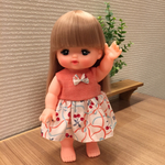 メルちゃん フルーツ&リボンワンピース（アイボリー）