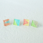 4squares ノンホールピアス－トロピカルフルーツ-（4個セット）