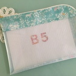 t様専用　リバティビニコ　B5大きく開く連絡袋　ヨシエきらめき