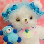 魔法のキャンディがきらり☆メルヘンベビーベア☆くまぬいぐるみ☆ゆめかわいい☆ファンシー☆赤ちゃん☆ギフト☆バレエ雑貨☆赤ちゃん☆出産祝い☆プレゼント☆ギフト♡男の子☆ボーイ♡女の子♡双子