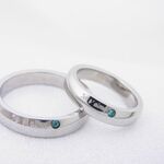 【＊再販×3＊】やわらかな曲線が魅力の指輪☆誕生石・刻印ｵ-ﾀﾞ-ﾒｲﾄﾞ♪ｽﾃﾝﾚｽ素材（1本価格）