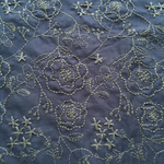 刺繍生地　Alps flower マスク生地　レース生地