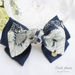 LIBERTY torois  ribbon ヘアクリップ ヘアゴム バレッタ ポニーフック