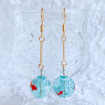 水風船✧(金魚･ブルー)ピアス/イヤリング♡ ヨーヨー