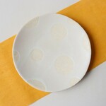 【お家用】丸皿　白系（花てまり）12-102