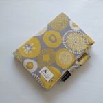 ほぼ日手帳・カズン用カバー★北欧・黄色花柄