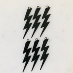 Black Lightening Pendant Tops