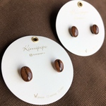 Coffee beans【一粒】ピアス／イヤリング