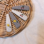 ~フルーツ刺繍パッチンピン~