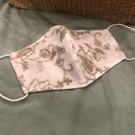 花柄刺繍レース 夏用立体マスク 女性用