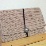 sale【再販×2】ニットクラッチ【秋冬】ボタン選べます