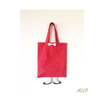 送料無料☆足付き(A)ECO BAG (red denim)