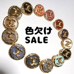 在庫要確認★ヴィンテージ風　ボタンピアス/ボタンイヤリング  ゴールド