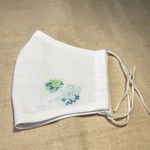 サラシの刺繍マスク