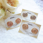 ワンコイン♡アンティーク調押し花のピアス　イヤリング