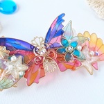 トロピカルナイトの蝶のバレッタ（hair ornaments of  tropical night  butterfly ）