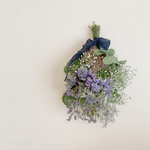 ブルーの夏スワッグ