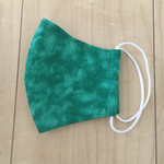 【ラスト！】ハンドメイド★大人マスク☆染物柄☆緑