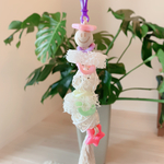 インコの破壊系おもちゃピンク②