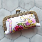 ＊ロラライハリス＊ユニーク猫/A＊がま口ケース