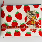 ☆20㎝ファスナーフラットポーチ☆ 