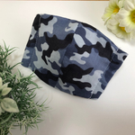 【夏マスク】迷彩柄　男の子向け　接触冷感マスク