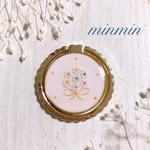 花束　スマホリング　ハンドメイド　64